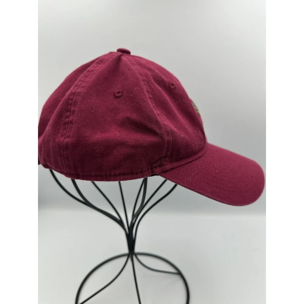 Bass Pro‎ Shops Hat Youth OS Maroon Floral Embroidered Adjustable Baseball Cap
